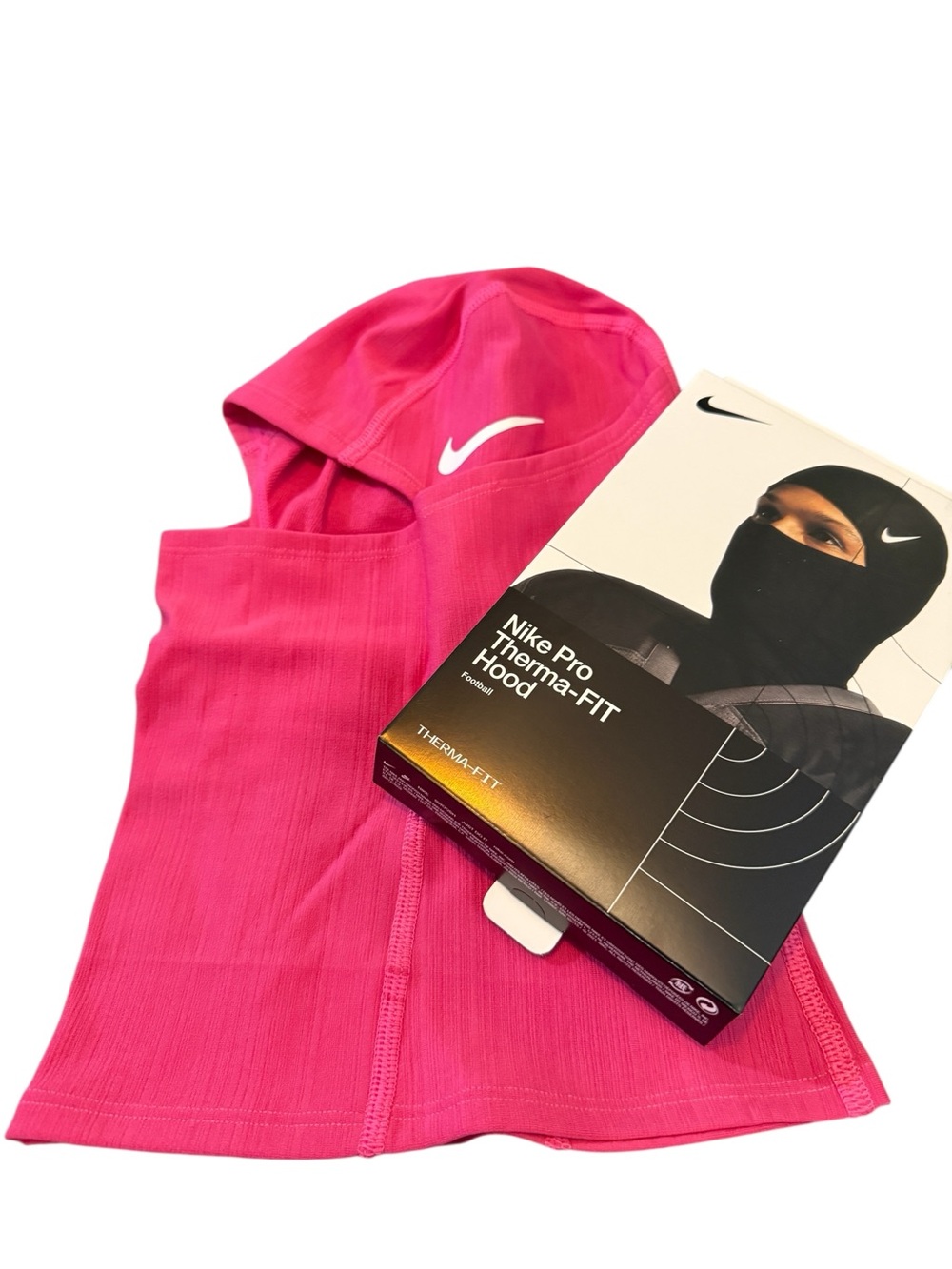 Nike Pink Hooded Balaclava with Swoosh